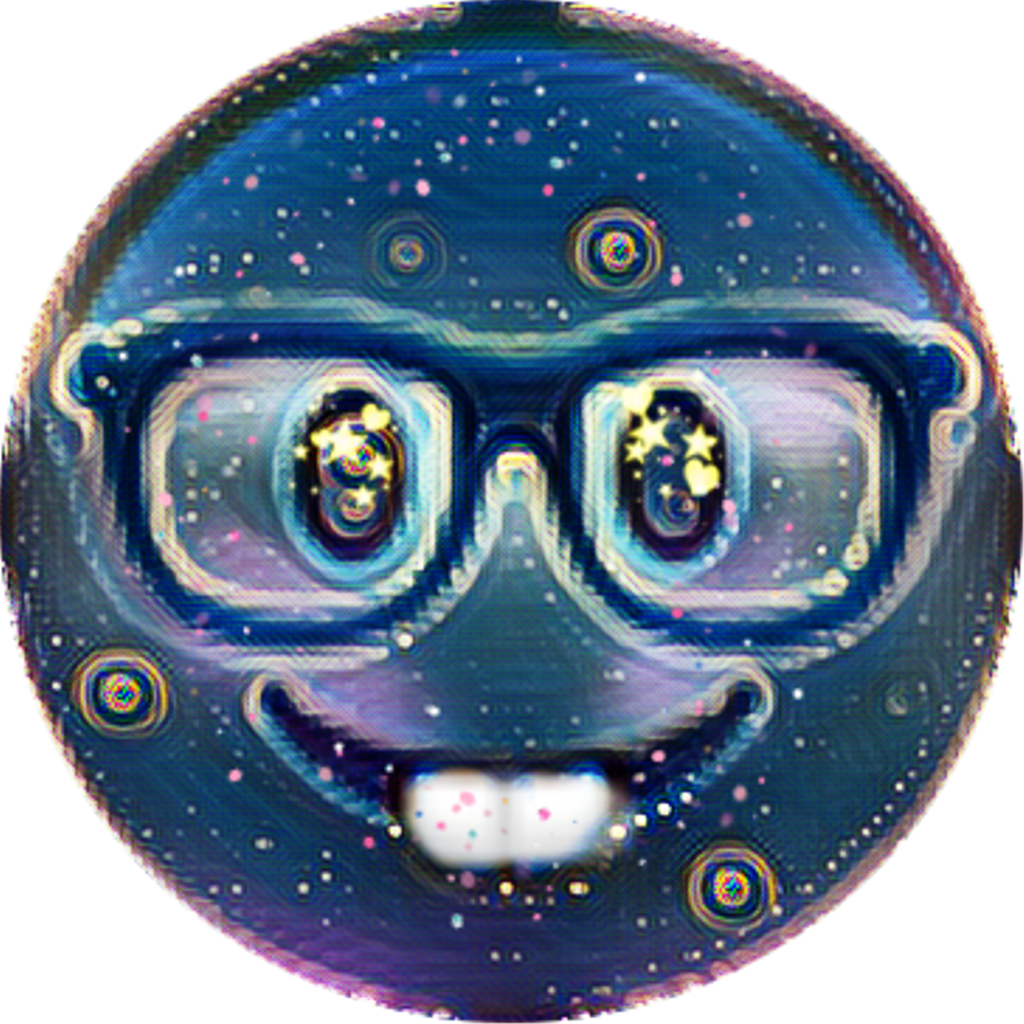 Nerd Emoji Midnight Glasses Confetti Colorsplash Blue - Egg Decorating (1024x1024), Png Download