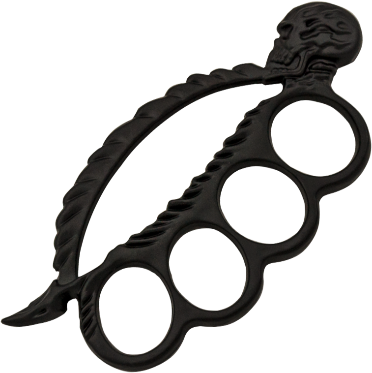 Tiger Tactical Black Skull Iron Flamer Buckle - Steel (800x800), Png Download