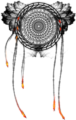 Demonic Dreamcatcher - Transparent Red Dream Catcher (258x535), Png Download