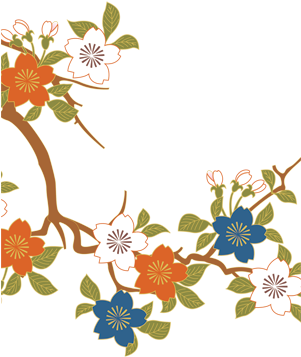 Orange Blue Flowers - Orange Blue Flower Png (300x437), Png Download