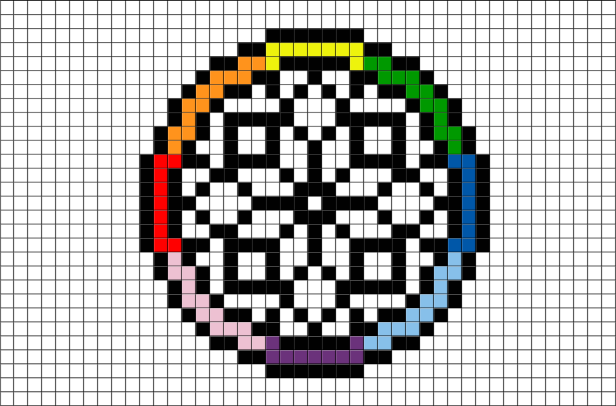 Atrapasueños De Hama Beads (880x581), Png Download