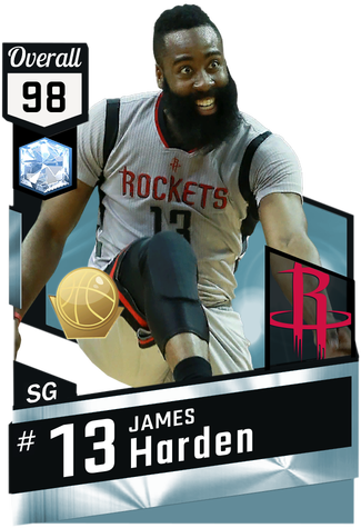James Harden Diamond Card - James Harden 2k17 (325x475), Png Download
