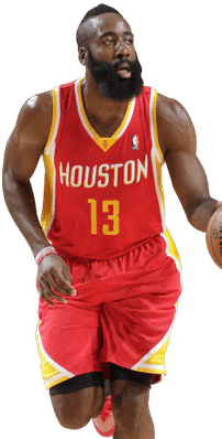 James Harden Close Up - Houston Rockets (400x400), Png Download