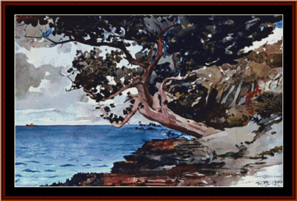North Road, Bermuda - Winslow Homer - North Road, Bermuda Throw Blanket (599x600), Png Download
