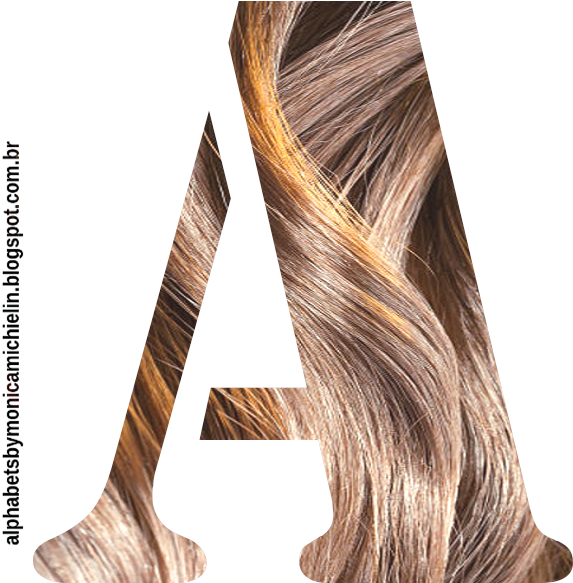 Textura De Cabelo Alfabeto Png - Lace Wig (640x616), Png Download