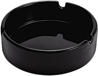 Black Ashtray (350x350), Png Download