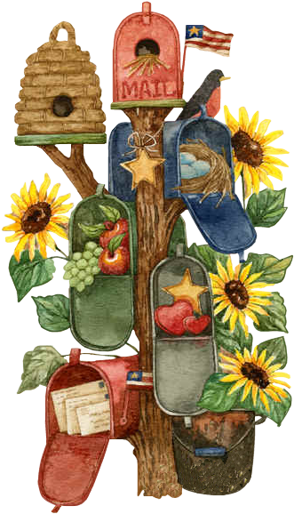 You Got Mail Hurry Check Your Comments - Evergreen Mailbox Tree House Flag (360x599), Png Download