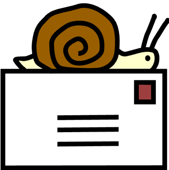 Murphy's Mailbox Magic - Snail Mail Clipart Png (348x350), Png Download