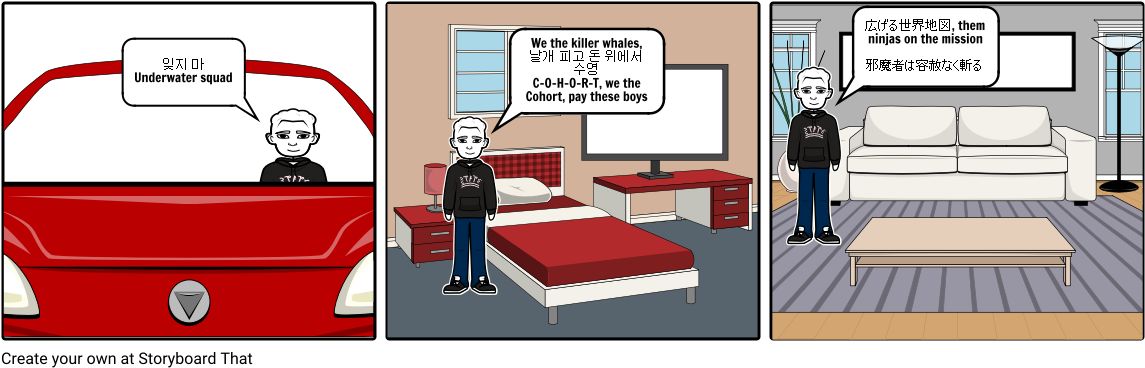 Stitches - Bullied Storyboard (1164x385), Png Download