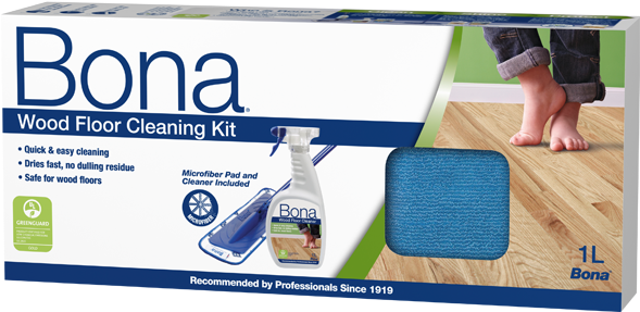 Wood Floor Cleaning Kit - Bona Wood Floor Cleaning Kit (600x831), Png Download