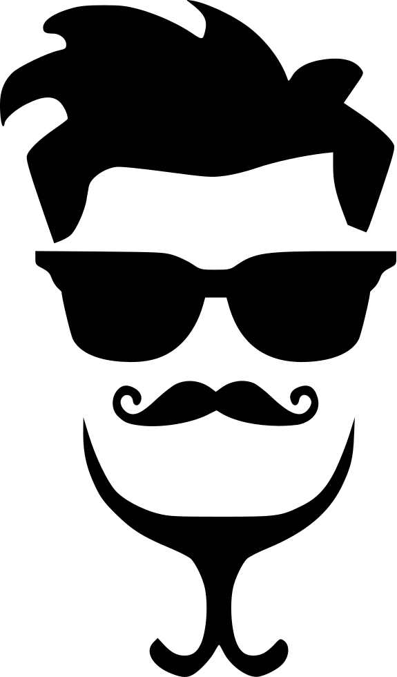Gay Hipster Man Hair Fasion Style Glasses Comments - Hair Style Png File Package Download (575x980), Png Download