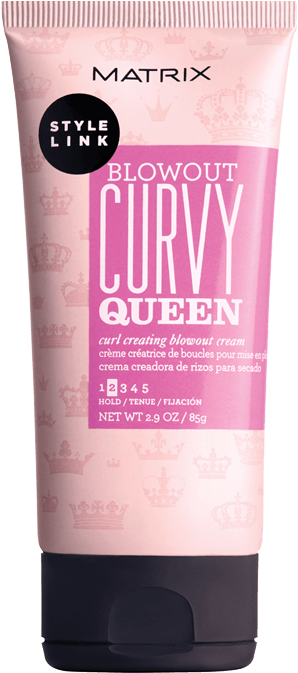 Blowout Curvy Queen Curl Creating Blowout Cream - Matrix Style Link Blowout Curvy Queen Curl Creating (420x708), Png Download