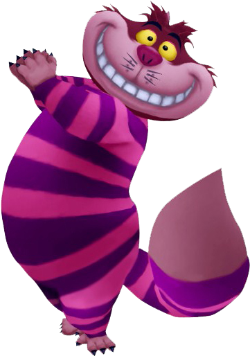 *cheshire Cat ~ Alice In Wonderland, - Gato Alice Pais Maravilhas (370x523), Png Download