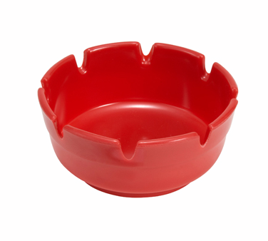 4" Diameter Red Ashtray (376x338), Png Download