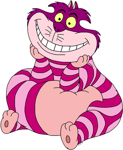 Cute Cheshire Cat Disney (422x509), Png Download
