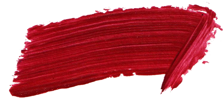 23 Dark Red Paint Brush Stroke - Paintbrush (748x329), Png Download