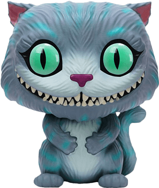 Alice In Wonderland - Alice In Wonderland Flocked Cheshire Cat Pop! Vinyl (709x709), Png Download