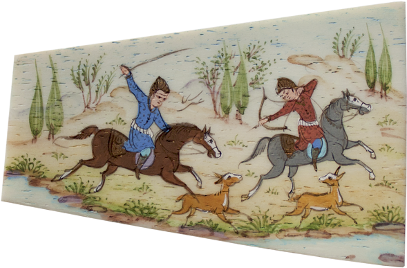 Miniature By Fallâhi - Painting (600x400), Png Download