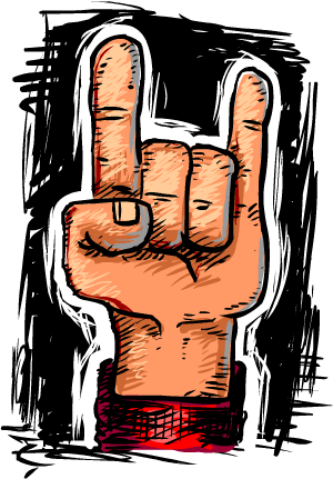 Show Me Your Horns (300x431), Png Download