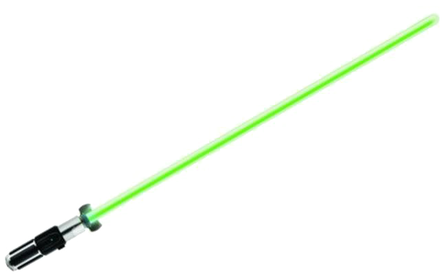 Green Lightsaber Png Image - Laser (752x564), Png Download