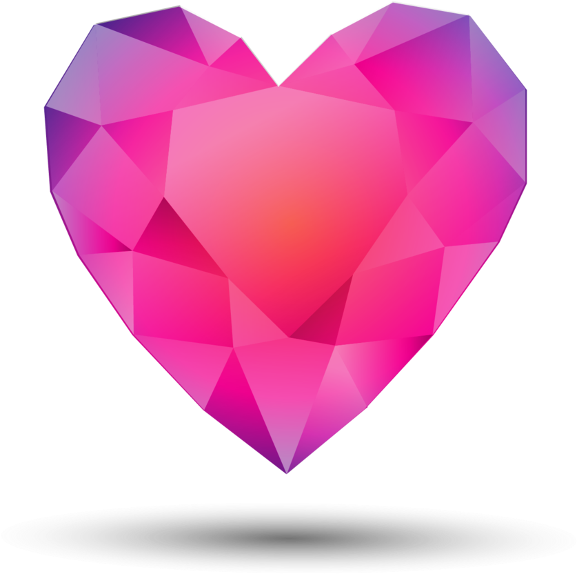 Heart-01 - Blue (1000x1009), Png Download