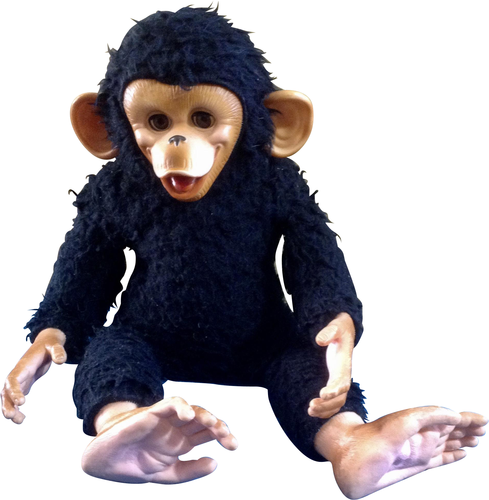 Vintage Gund Rubber Face Monkey Sleeping Eyes Life (1938x1938), Png Download