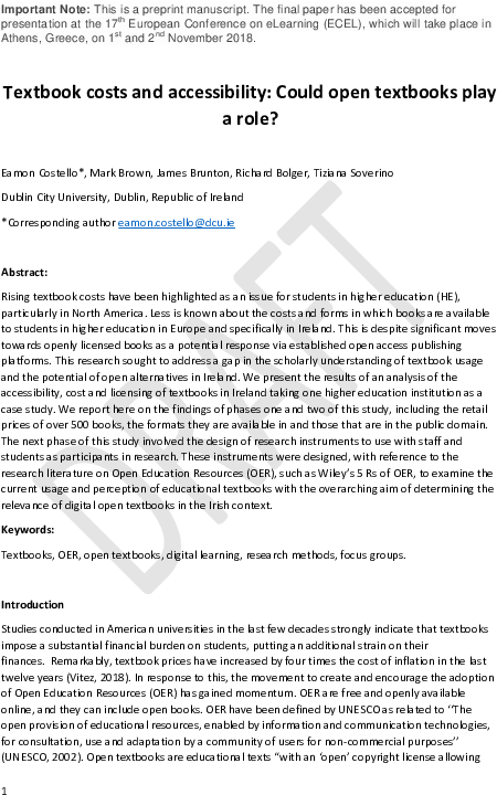 Textbook Costs And Accessibility - Article On Media As Watchdog Of Democracy (595x842), Png Download
