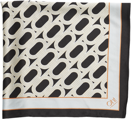 Franklin Scarf Small Black - Throw Pillow (800x800), Png Download