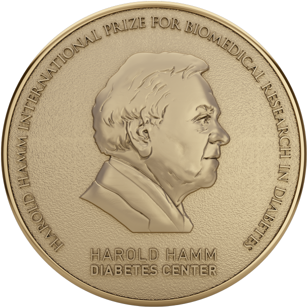 Harold Hamm International Prize For Biomedical Research - Coin (610x610), Png Download