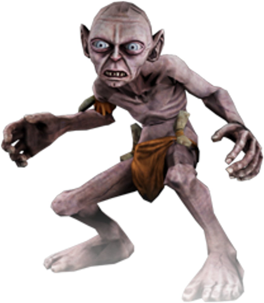 Gollum Sticker - Gollum Png (1024x1280), Png Download
