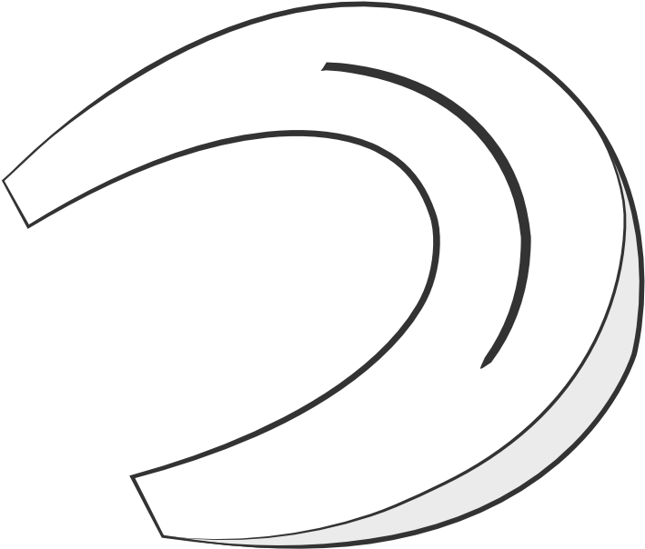 Meniscus At Arthroscopy, Both Menisci From Above, Longitudinal - Circle (818x752), Png Download