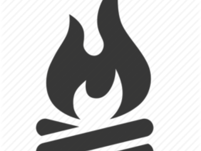 Campfire Clipart Icon - Emblem (640x480), Png Download