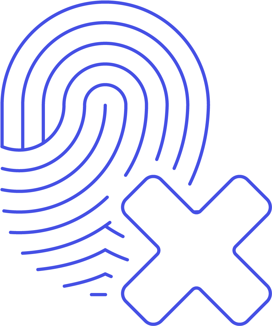 26 Fingerprint Denied (1025x1148), Png Download