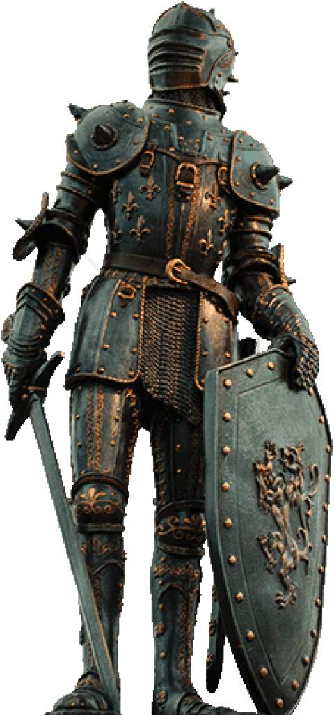 Free Png Download Caballero Medieval Png Images Background - Romanian Medieval Armor (480x1026), Png Download