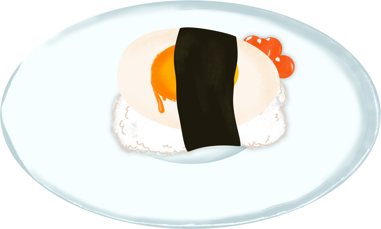 Duck Eggs Sushi Decorative Elements Fresh Png And Psd - California Roll (2000x2000), Png Download