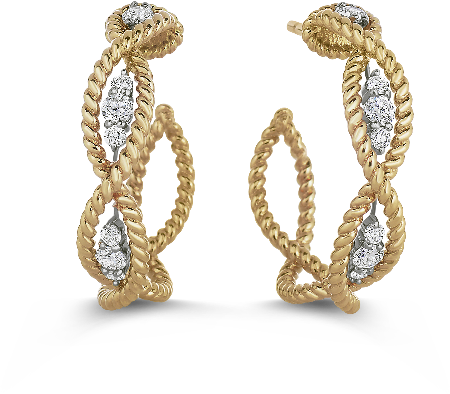 Roberto Coin - Earring (1600x1600), Png Download