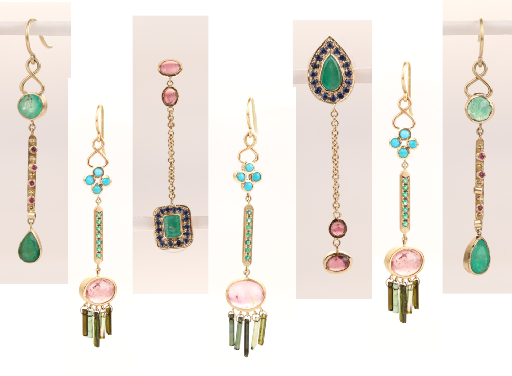 Imagen1mixearings - Earrings (1000x735), Png Download