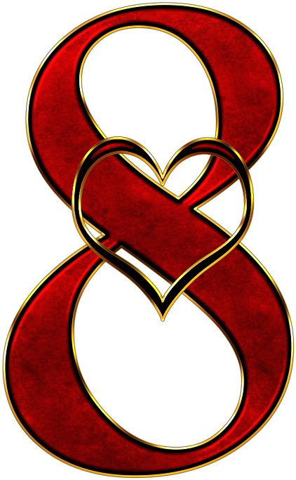 Blindada Por Deus - Numero 8 Svg (506x720), Png Download