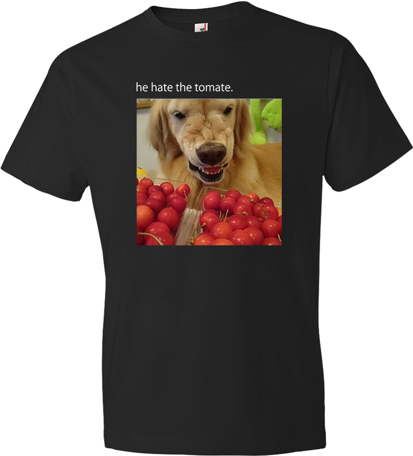 Hate The Tomate Tee - Hate The Tomate (1000x1000), Png Download