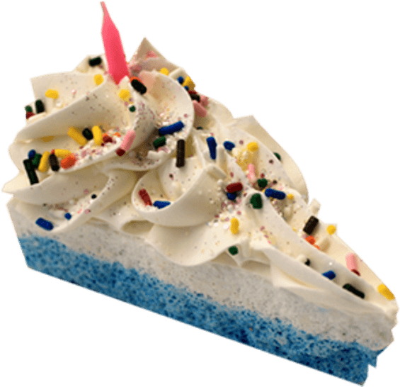 Happy Birthday June - Transparent Birthday Cake Slice (1038x576), Png Download
