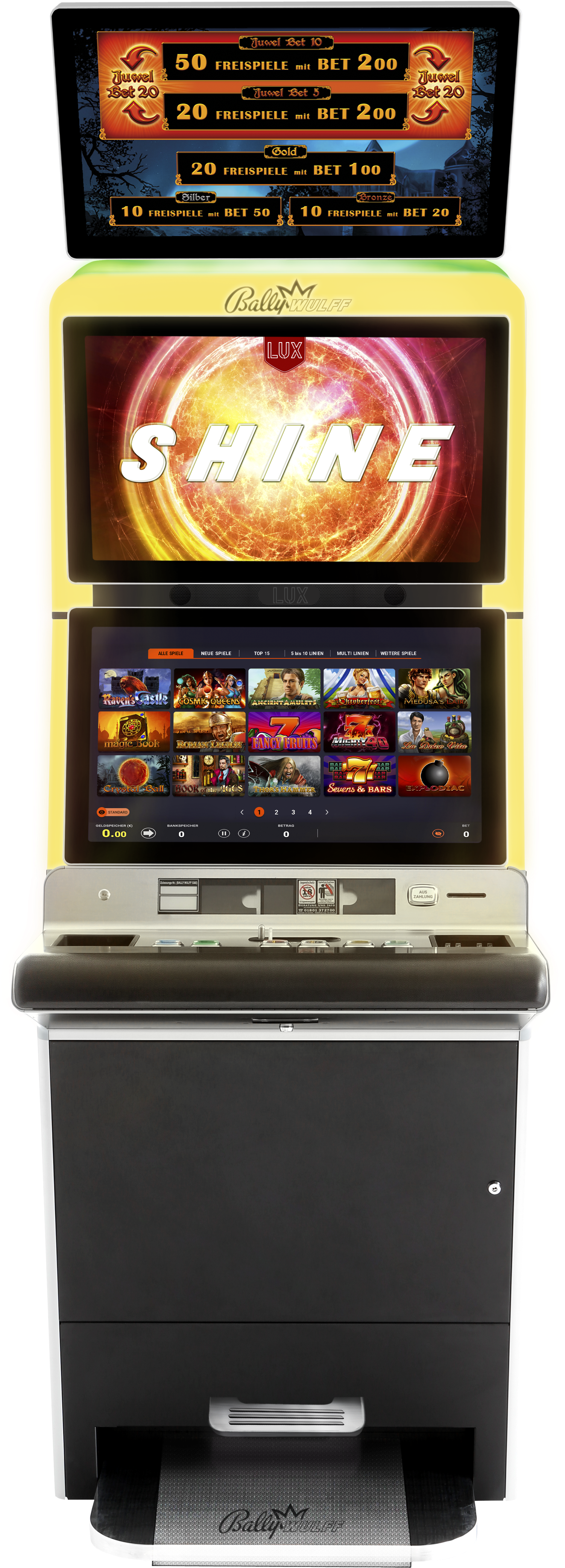 Lux Grand Shine / Crystal Ball Freepot Single Jackpot - Games (2141x4608), Png Download