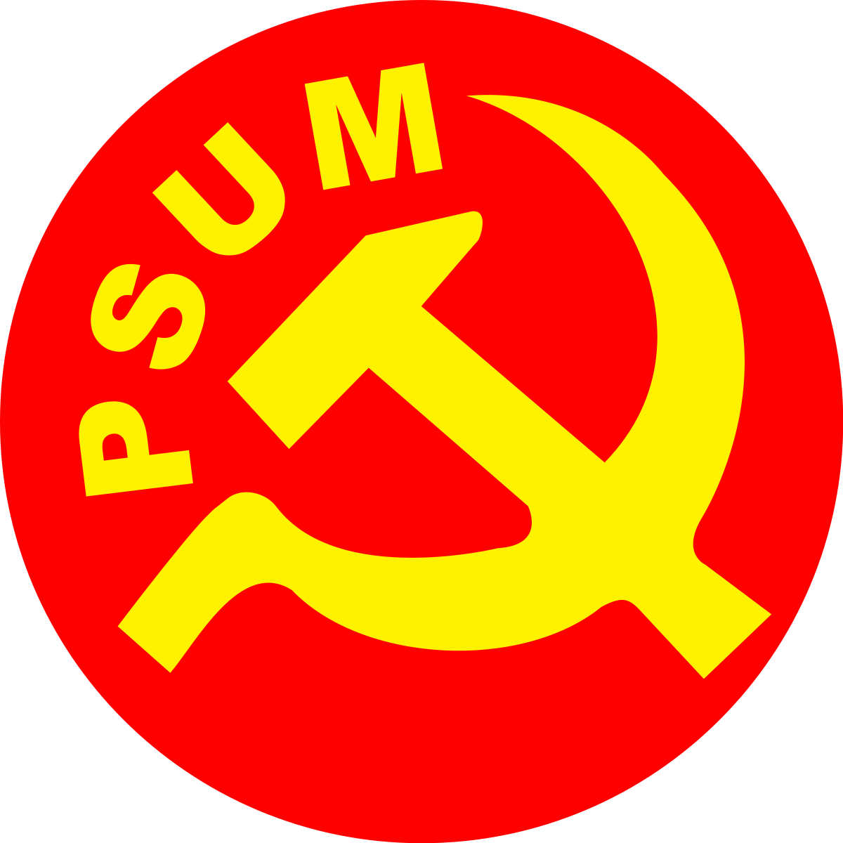 Unified Socialist Party Of Mexico - Partido Socialista Unificado De México (1200x1200), Png Download