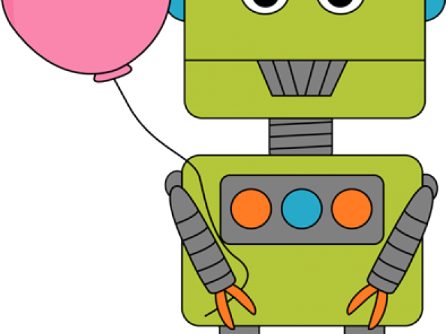 Birthday Clipart Robot - Clip Art (640x480), Png Download