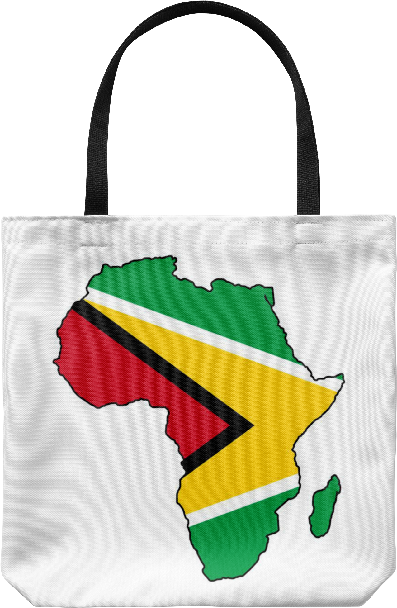 Africa Guyana Tote Bag - African Map Png Transparent (2000x2000), Png Download