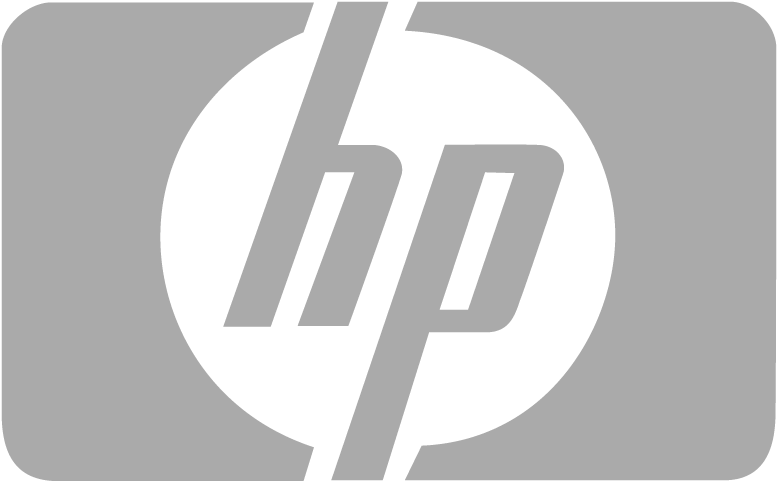 Hp Logo - Hp Logo Grey Png (1280x800), Png Download
