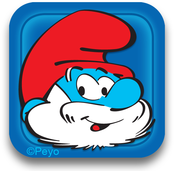 The Smurfs Invade Farmville Kinda - Smurfs Village App Icon (600x600), Png Download