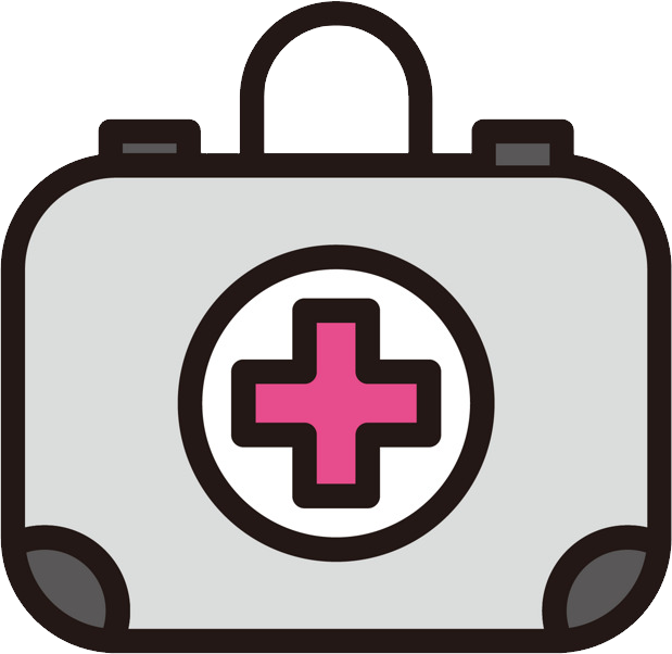 First Aid Kit Png, Download Png Image With Transparent - Cartoon Medical Care Png (619x602), Png Download