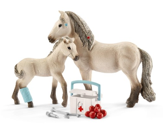Schleich Hannah's First-aid Kit For Icelandic Horses - Island Pony Schleich (700x700), Png Download