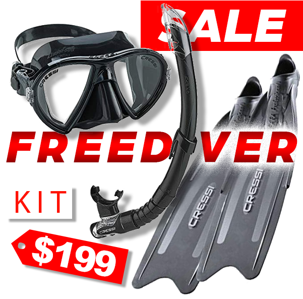 Freediver Kit - Diving Mask (600x600), Png Download