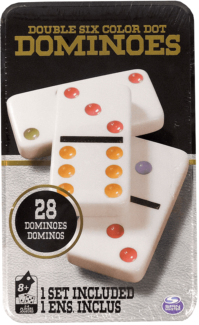 Norton Secured - Cardinal Classic Games Double Six Color Dot Dominoes (1000x1201), Png Download